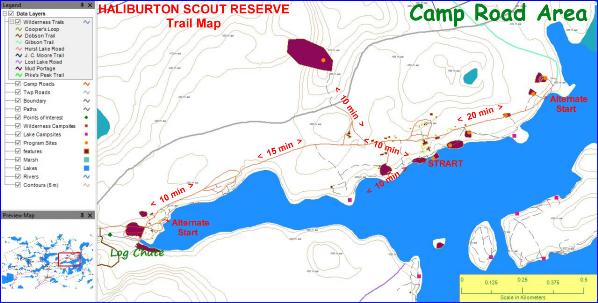 Trail Map - Camp Road